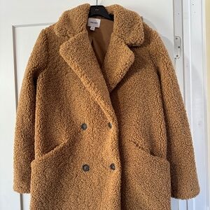 Nine West Teddy Coat Small